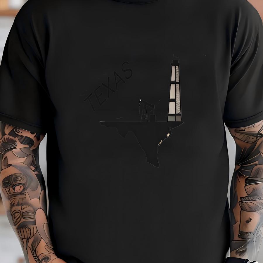 Texas Oil And Gas Heavy Duty Oilfield Sweatshirt T-shirt