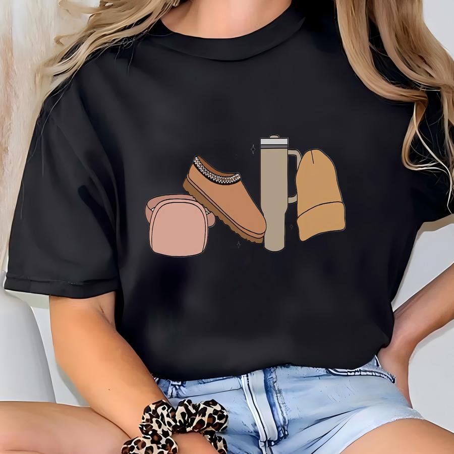 Winter Basics Sweatshirt, Tumbler Inspired Belt Beanie Boot Shirt, Bougie Boojee Christmas Sweatshirt, Winter Sweater,holiday Gift Shirt T-shirt