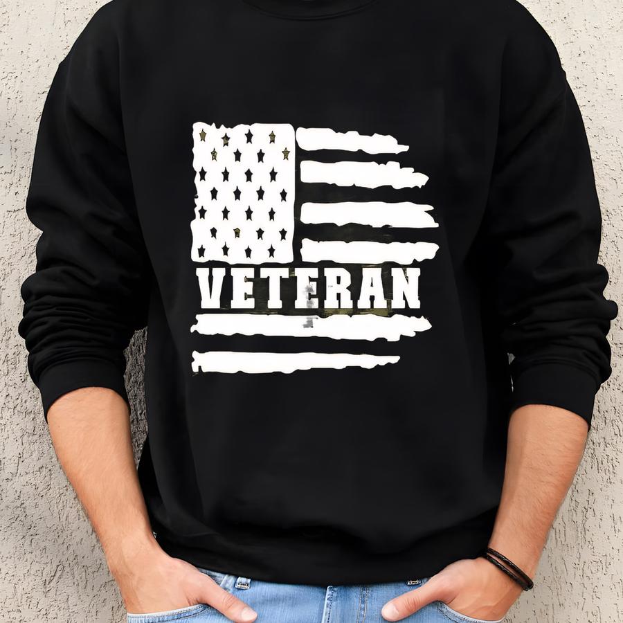 American Flag Veteran, Patriotic Shirt, Veteran Shirts, Veteran Gift, Gift For Veterans, Patriotic Gifts, American Soldier Tee, Memorial Day Sweatshirt
