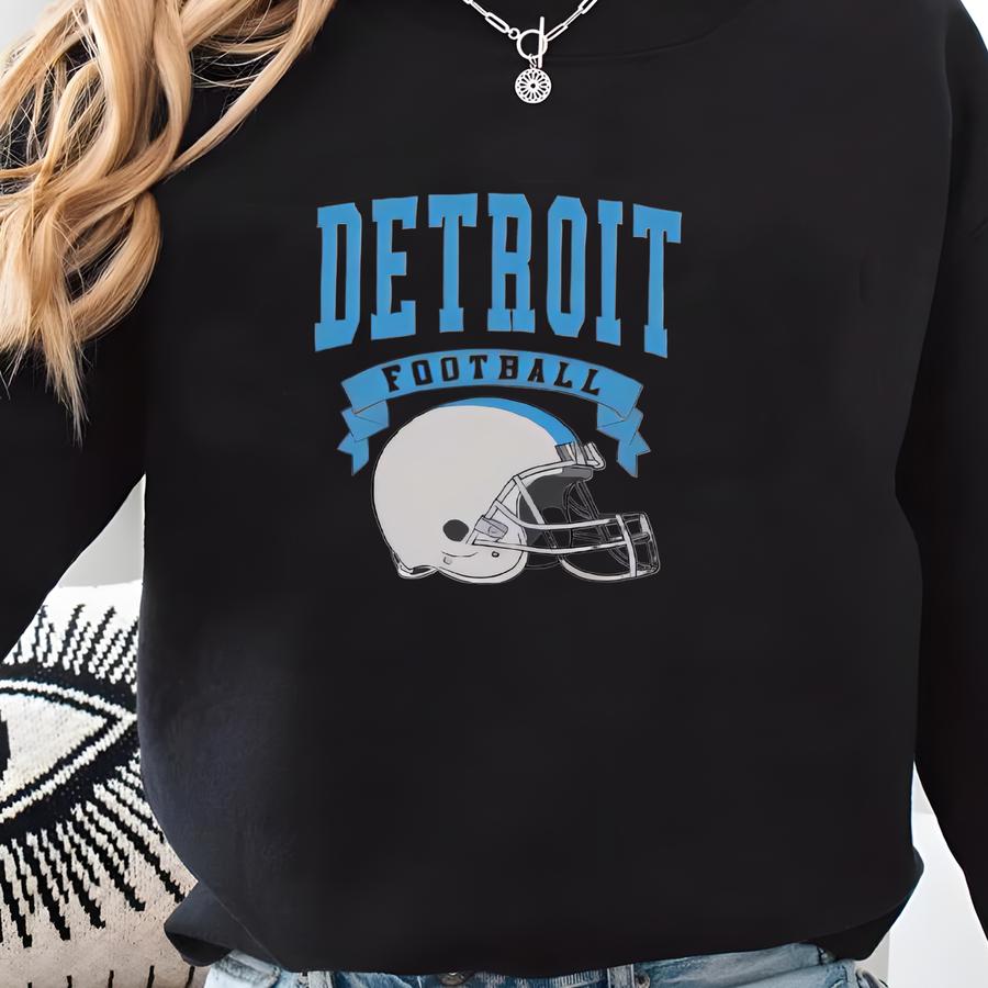 Detroit Football , Game Day Sweatshirt Detroit Football , Game Day Sweatshirt