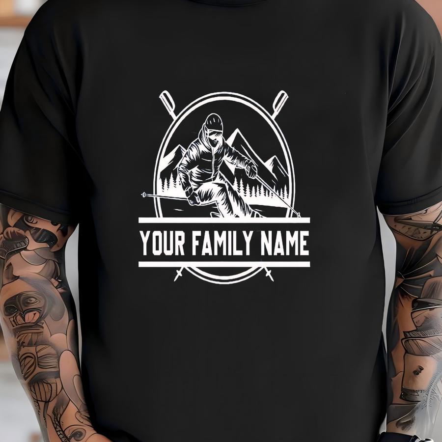 Custom Ski Trip Shirt, Family Ski Trip Shirt, Family Winter Ski Shirts, Family Matching Vacation Shirt, Ski Snowboard Shirt, Family Vacation T-shirt