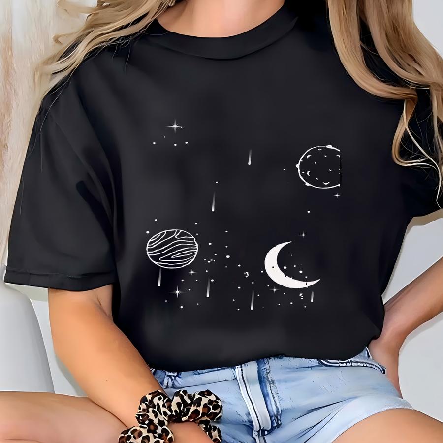 Celestial Sweatshirt, Space Sweatshirt, Astrological Gift, Moon Phase Hoodie, Astrology Sweatshirt, Moon Sweatshirt, Mystical Sweatshirt T-shirt