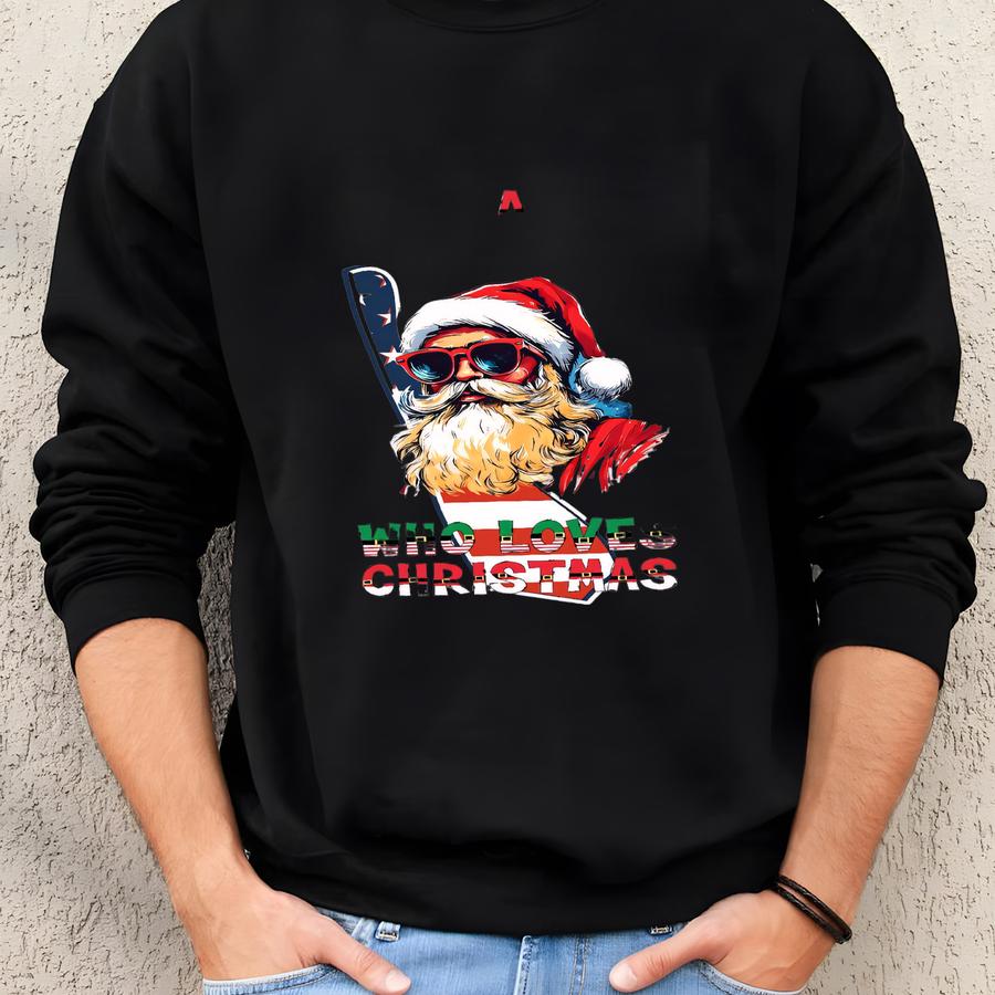 Usa Christmas T-shirt Delaware Girls Gifts Xmas Shirts For Women Funny Santa Claus Tee Xmas Shirts 2023 Usa Christmas T Shirt Xmas Gifts Sweatshirt