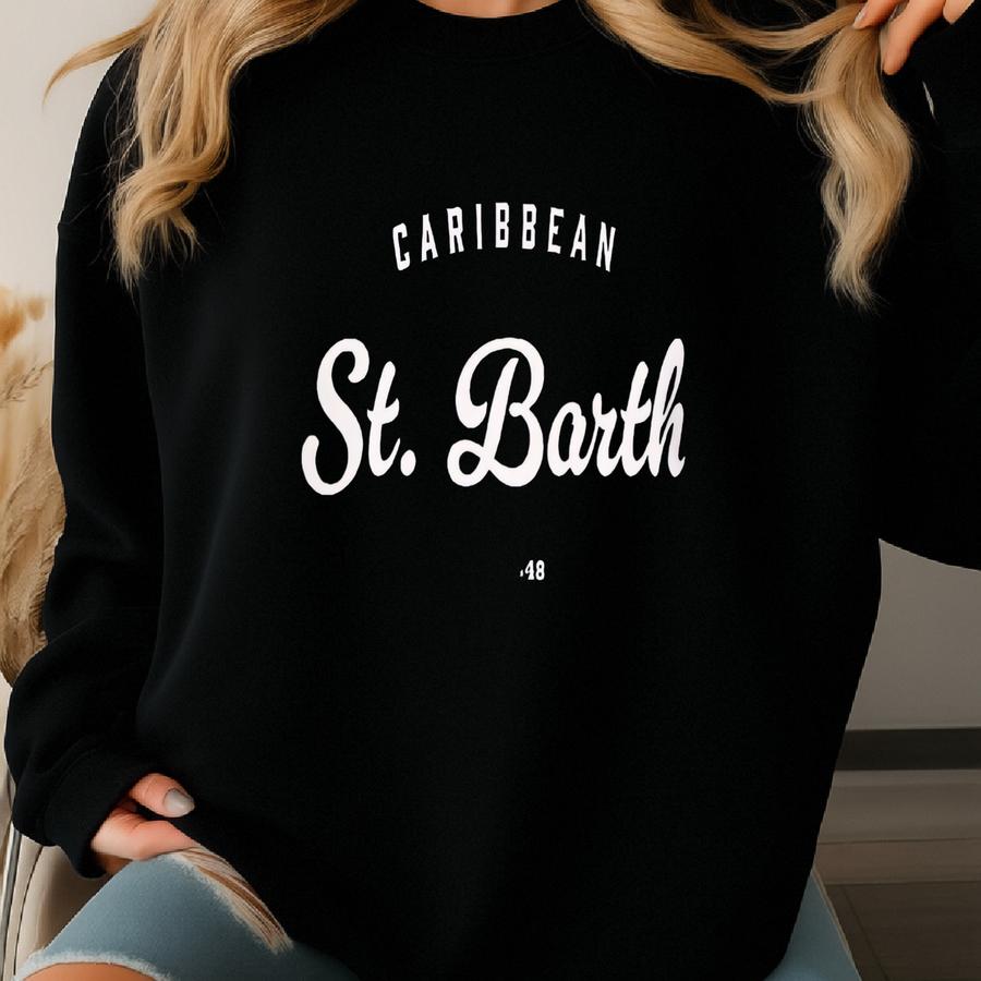 Hoodie St Barth Caribbean Island Saint Barthelemy Unisex Heavy Blend Hooded Sweatshirt St Barthelemy Souvenir Husband Gift St Barths Sweater Sweatshirt