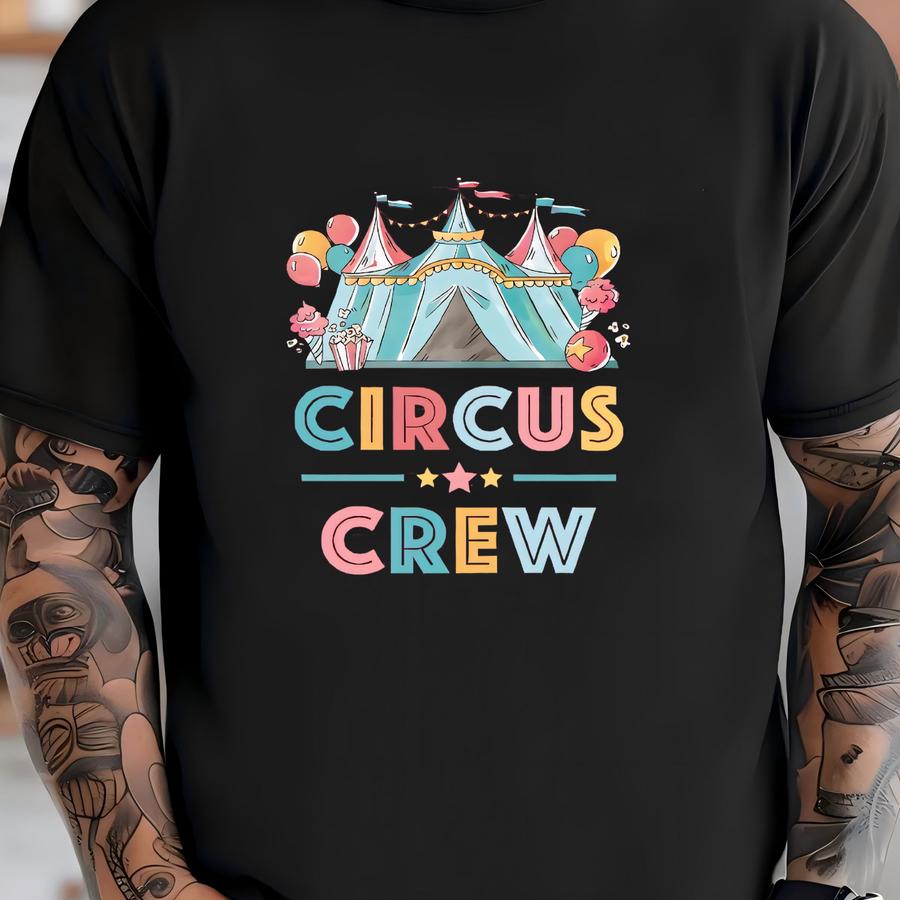 Circus Crew Shirt, Circus Birthday Shirt, Ring Leader Birthday Shirt, Birthday Staff Shirt, Matching Birthday Family Hoodie, Birthday Gift T-shirt