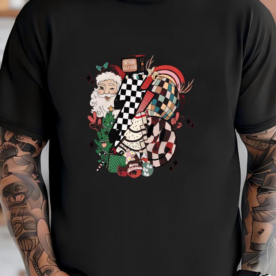 Retro Christmas Crewneck: Little Debbie Christmas Tree Cakes  Face T-shirt