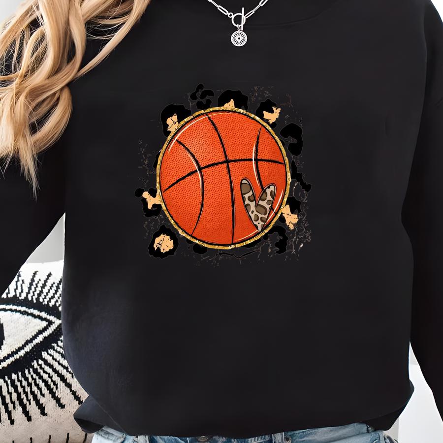 Custom Basketball Sweatshirt - Basketball Mom Crewneck - Basketball Sweatshirt - Basketball Grandma Shirt - Custom Shirt - Personalized Sweatshirt