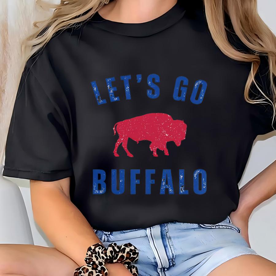 Buffalo Football Crewneck Sweatshirt, Vintage Buffalo Style Sweatshirt, Buffalo Ny Gift, Buf 716 Shirt, Womens Mens Buffalo Fan Apparel T-shirt