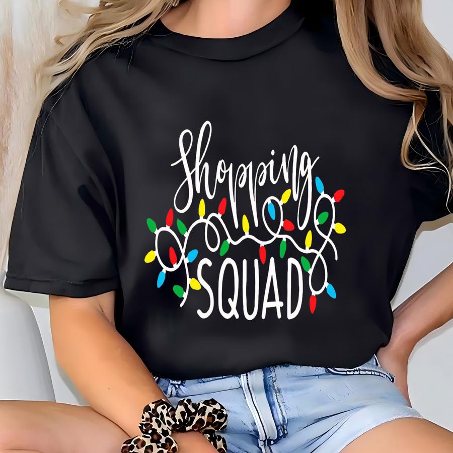 Christmas Shopping Shirt, Xmas Shopping Crew Matching Outfits, Xmas Shopping Crew Tee, Christmas Shopping Team Tshirt T-shirt