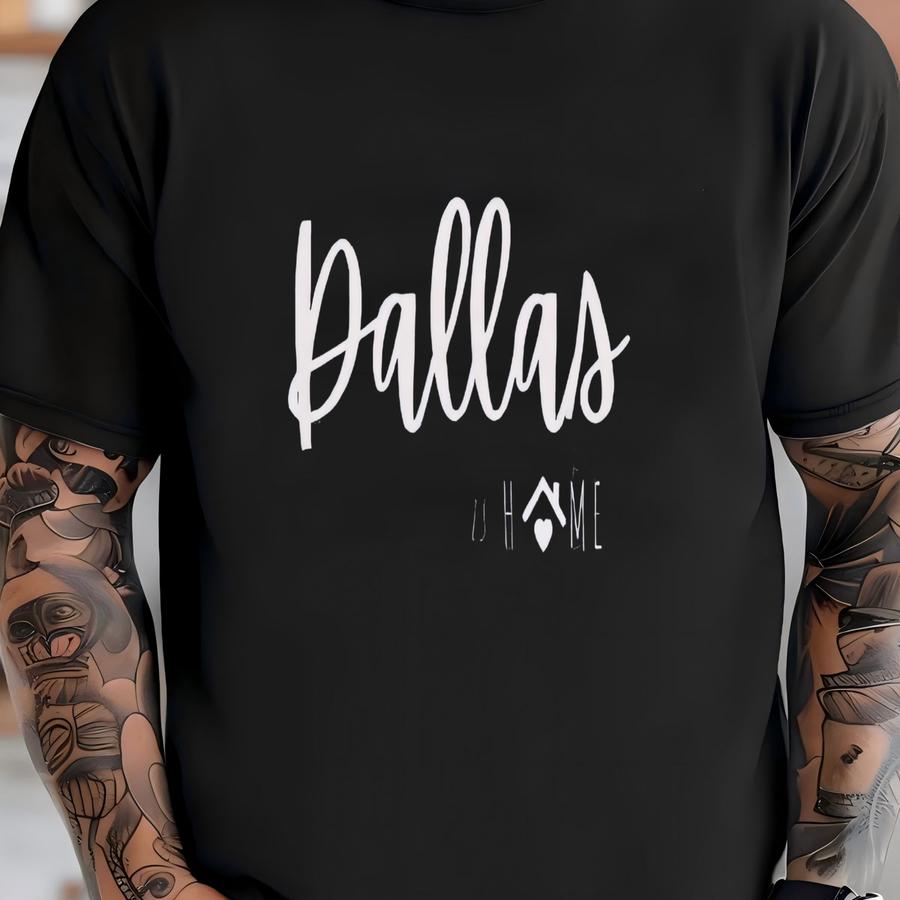 Is Home Dark Heather Crewneck Sweatshirt, Realtor Sweatshirt, Home Sweatshirt, Texas Gift, Client Gift Sweatshirt, Fall Sweatshirt T-shirt