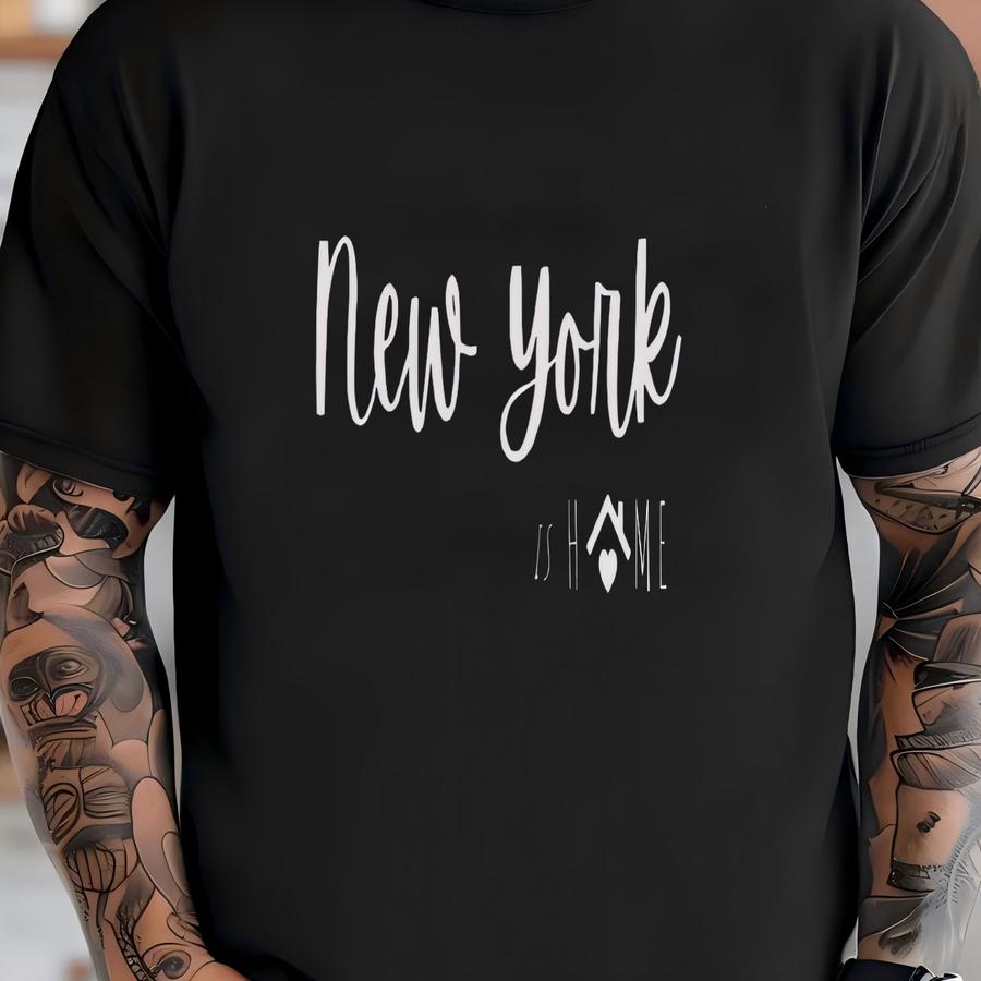 New York Is Home Black Sweatshirt, Realtor Sweatshirt, Home Sweatshirt, New York Gift, Client Gift Sweatshirt, Fall Sweatshirt T-shirt