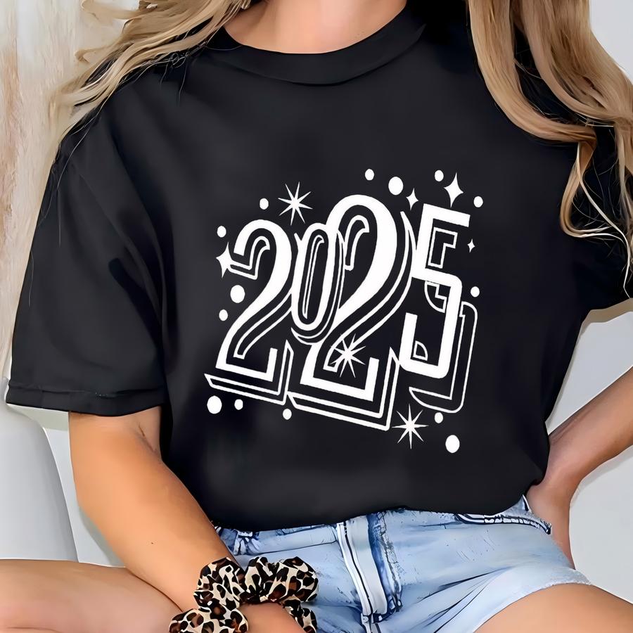 2025 Shirt, Happy New Year Shirt, New Year Gift, New Year Party Shirt, Christmas Gift, O 2025 Shirt, 2025 Holiday Shirt, Christmas Party T-shirt