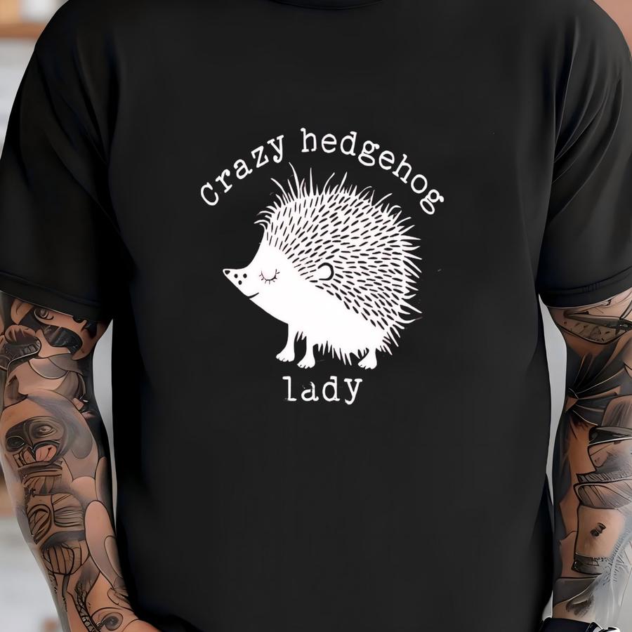 Hedgehog Long Sve Shirt: Animal Lover Gift T-shirt