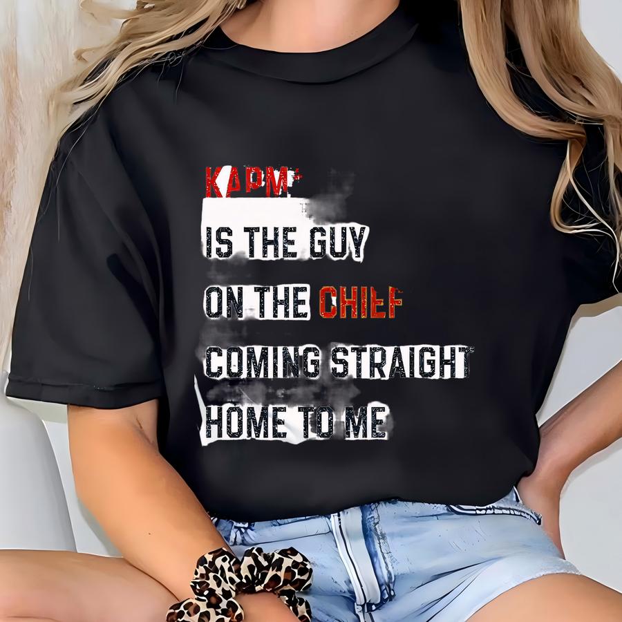 Karma Is The Guy On The Glitter Concert Tee T-shirt