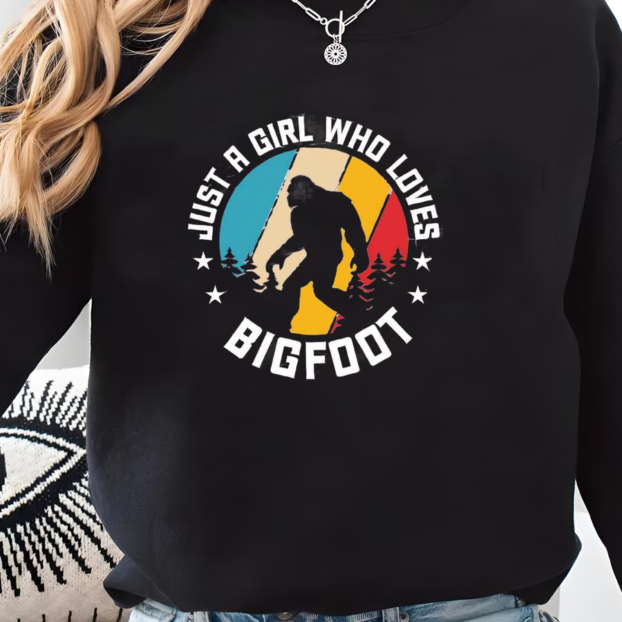 Unique Girls Sasquatch Raglan Shirt: Let Your Little Explorer Stand Out! Perfect For Outdoor Adventures! Sweatshirt