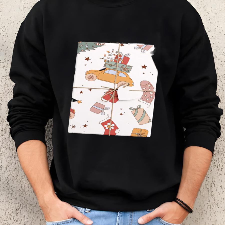 Groovy Vw Beetle Christmas Sweatshirt