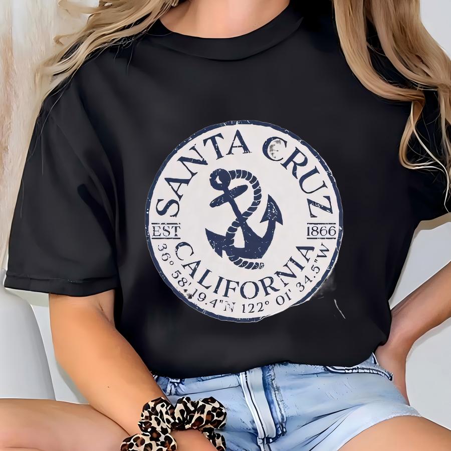 Santa Cruz California Hoodie T-shirt
