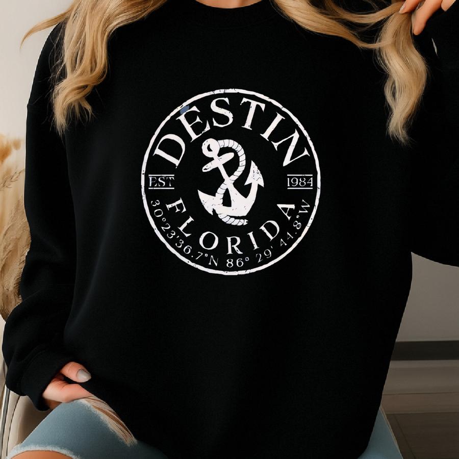 Destin Florida Crewneck Sweatshirt Sweatshirt