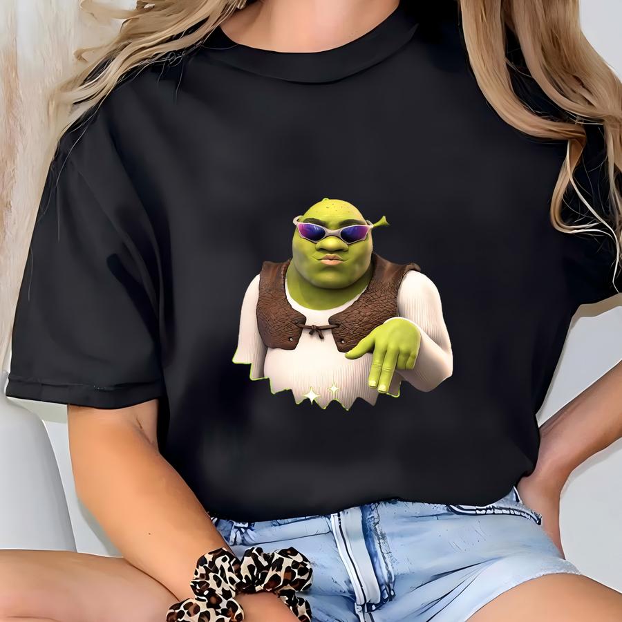 Shrek Meme Sweatshirt Can't Today I'm Swamped Shrek Face Shirt, Funny Trending Gift, Shrek Slut Shirt, I Love Shrek T-shirt