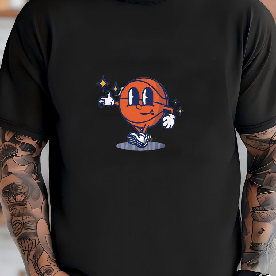 Okc Bball Character - Soft Crewneck Sweatshirt T-shirt