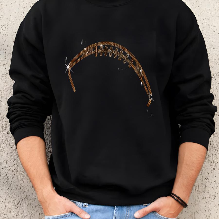 Rhinestone New Orleans Football Shirt: Saints Fan Tee Sweatshirt