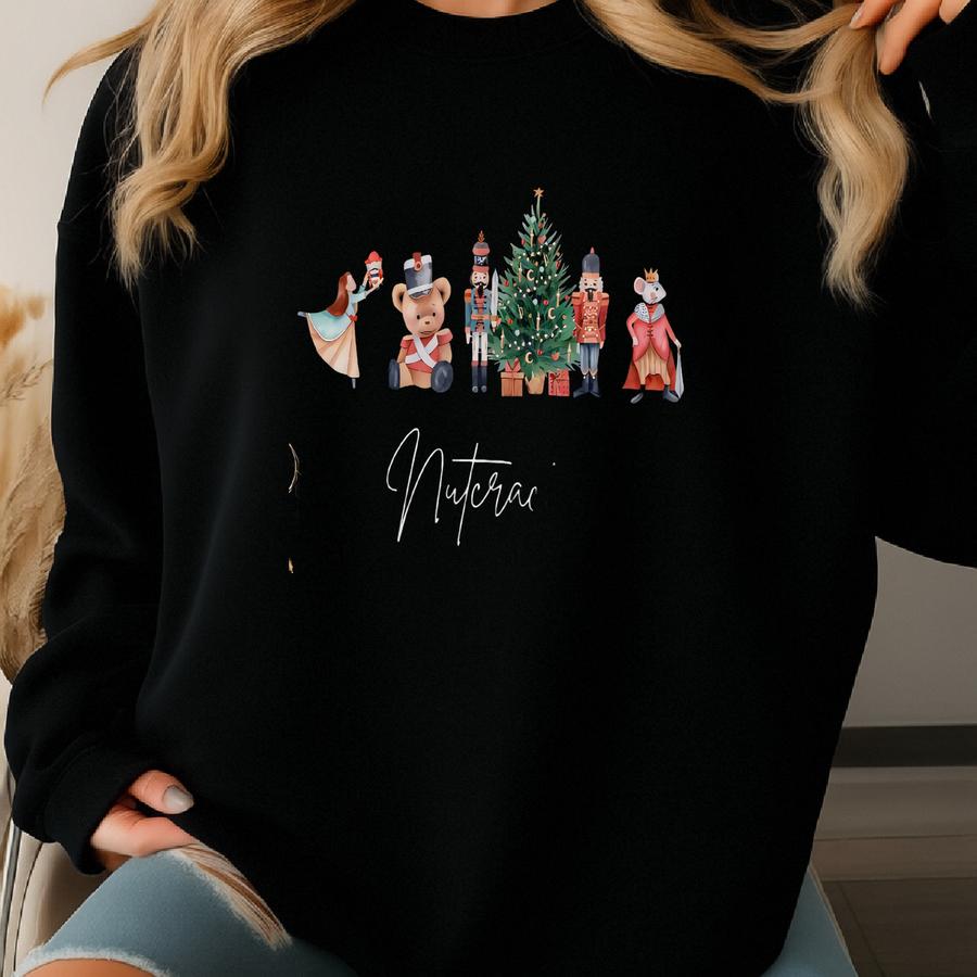 Nutcracker Sweatshirt, Ballet Christmas Shirt, Gift For Dancer, Nutcracker Ballet Shirt, Ballerina Sweater, Dancer Hoodie, Nutcracker Gift Sweatshirt