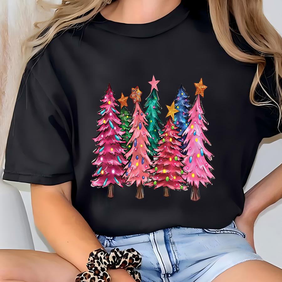 Christmas Tree Sweatshirt, Christmas Sweatshirt For Women, Merry Christmas Sweatshirt, Cute Xmas Sweater, Christmas 2024, Holiday Sweatshirt T-shirt