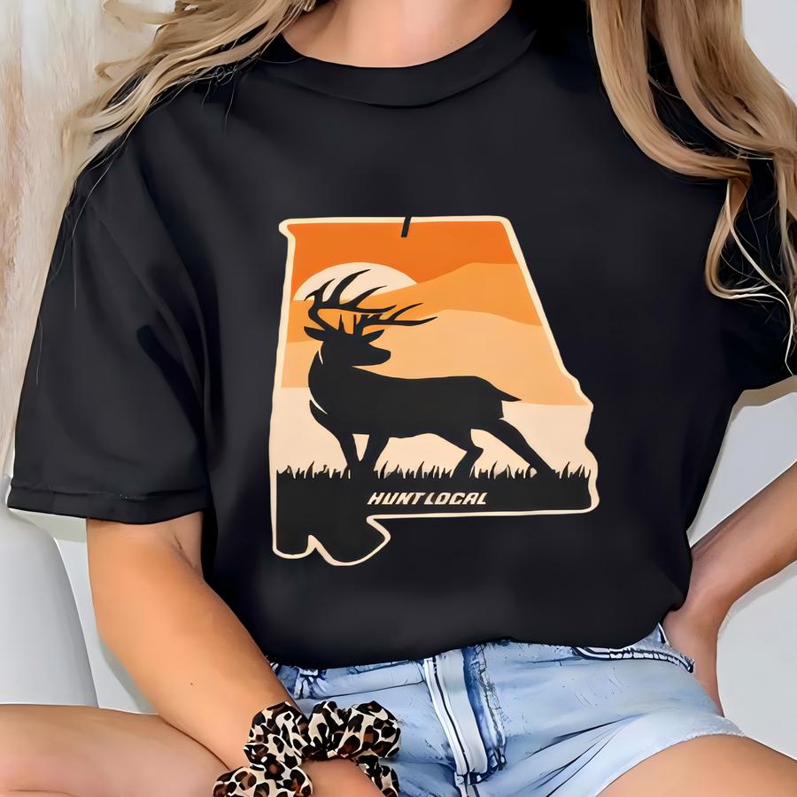 - Sunset Buck Hoodie T-shirt