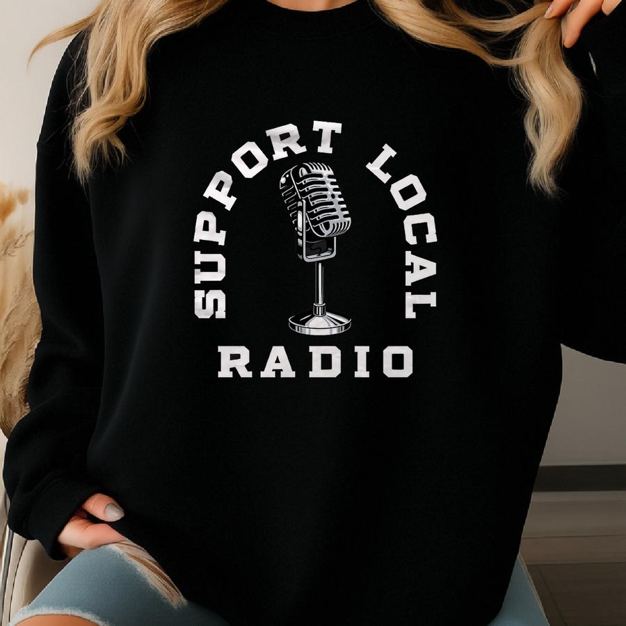 Radio Shirt. Radio Gift. Broadcaster Shirt. Broadcaster Gift. Local Radio Shirt. Local Radio Support. Radio Lover Gift. Media Shirt #os5361 Sweatshirt