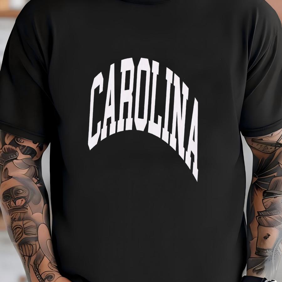 Carolina ® Sweatshirt Faded Vintage Aesthetic Carolina Game Day Premium Garment Dyed Unisex Sweatshirt T-shirt