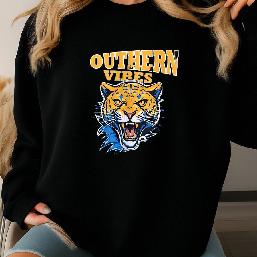 Southern Vibes Sweatshirt, Homecoming, Game Day, Jaguars Sweater Sweatshirt