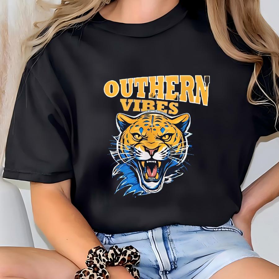 Southern Vibes Sweatshirt, Homecoming, Game Day, Jaguars Sweater T-shirt