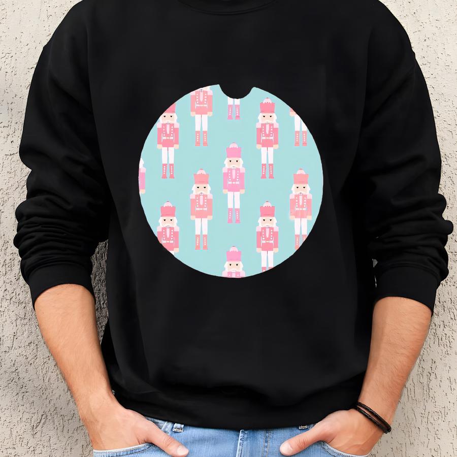 Nutcracker Car Ers: Pink Christmas Neoprene, Set Of 2 Sweatshirt