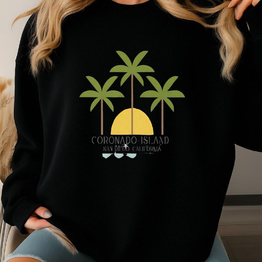 Kids Coronado Island. California Tee. Kids San Diego California T-shirt. Coronado Island, San Diego. Beach Lover. San Diego. Travel Shirt. Sweatshirt