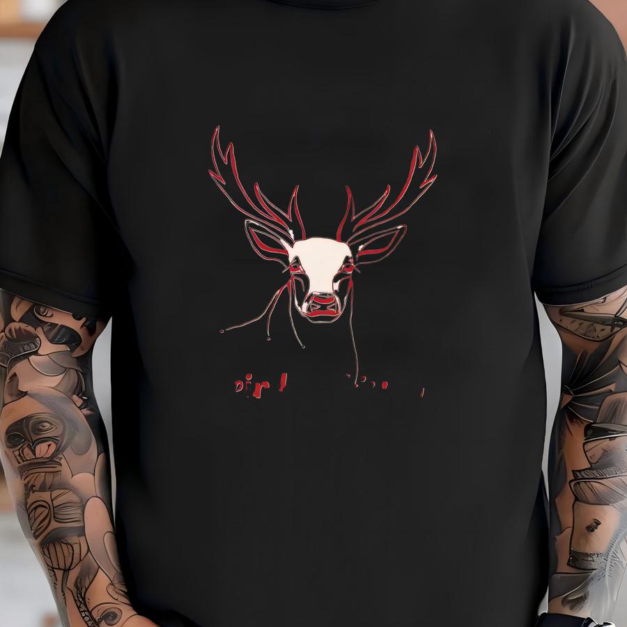 Reindeer Kisses Christmas Shirt: Festive Holiday Tee T-shirt