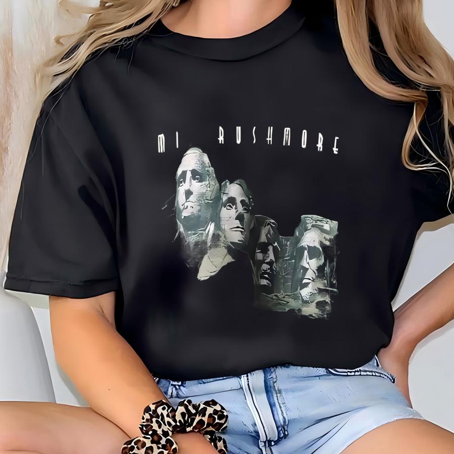 Vintage 90s Mt. Rushmore Sweatshirt Mt. Rushmore Crewneck Mt. Rushmore Pullover Mt. Rushmore Sweater Printed Logo Green Color Men’s Fit Xl T-shirt