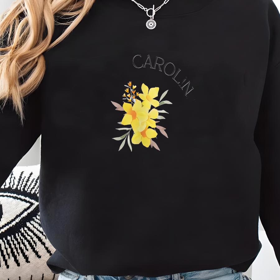 South Carolina State Flower Crewneck Sweatshirt Sweatshirt