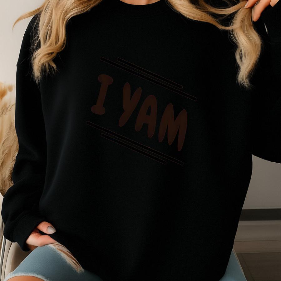 Matching Couple Thanksgiving Shirt, She's My Sweet Potato, I Yam Sweatshirt