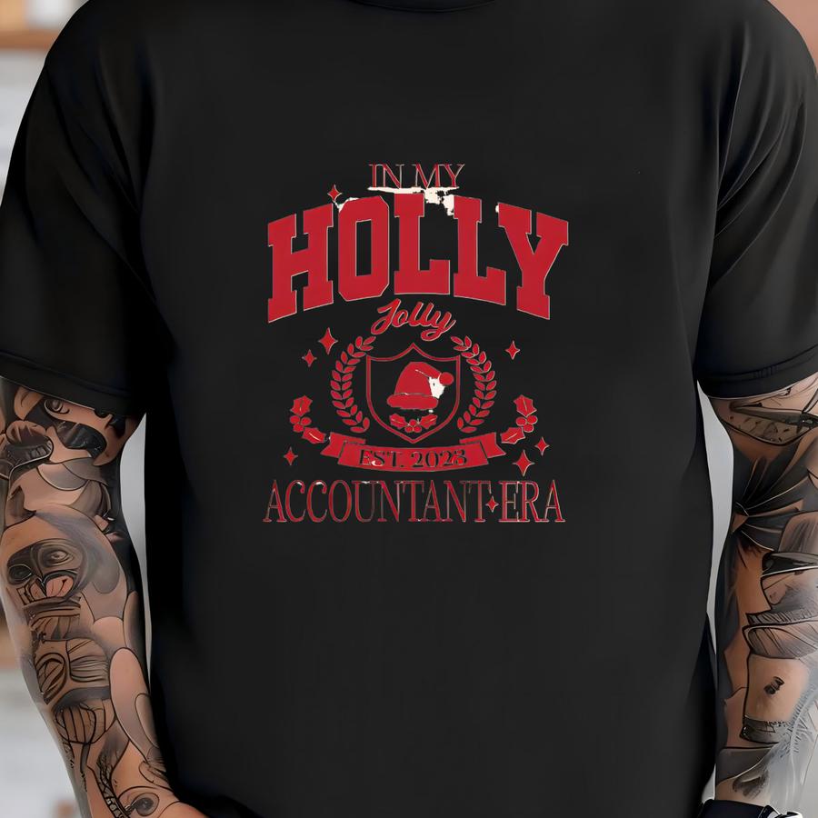 In My Holly Jolly Era Sweatshirt, In My Christmas Era Sweatshirt, Christmas Gift, Christmas Sweat, In My Era Sweatshirt Xmas, Funny T-shirt