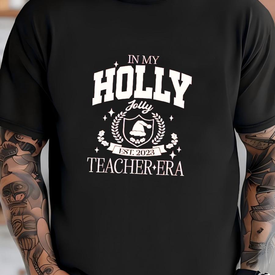 In My Christmas Era Shirt: Custom Holiday Graphic Tee T-shirt