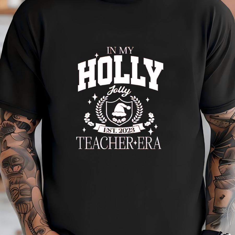 Custom Christmas Sweatshirt, Custom Xmas In My Era Sweatshirts, Personalized Christmas Sweatshirt, Festive Holiday Season Sweatshirt T-shirt