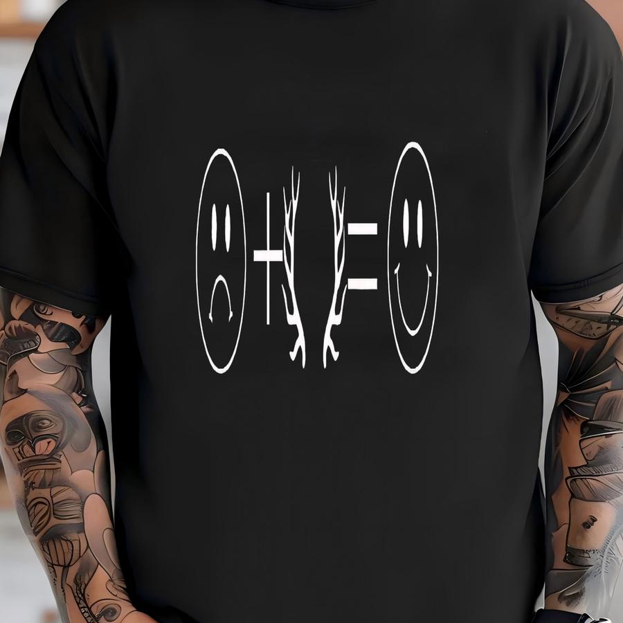 Elk Rack Loving Frowny To Face Shirt, Comfy With Simplistic Design For Hunting Enthusiasts, Simple Gift, Face, Men Or Women T-shirt