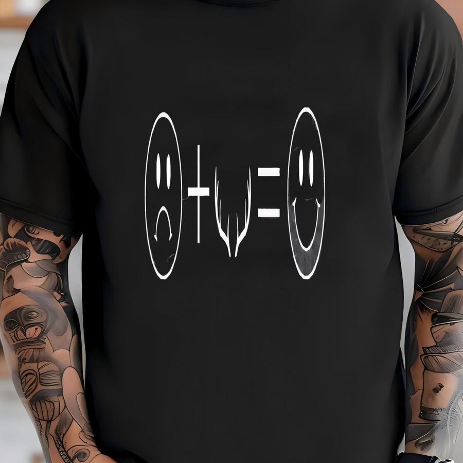 Whitetail Rack Loving Frowny To Face Shirt, Comfy With Simplistic Design For Deer Enthusiasts, Simple Gift, Face, Men Or Women T-shirt