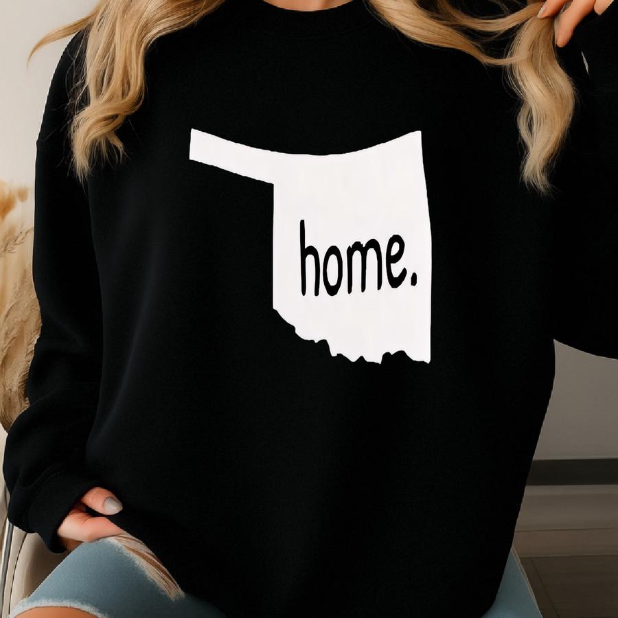 Oklahoma Home Racerback Tank Top, Oklahoma Tank, Home State Tank, Women's Racerback Tank Sweatshirt