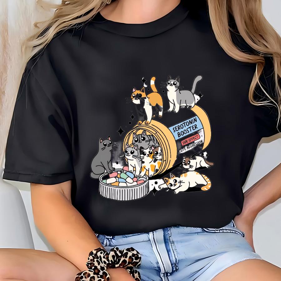 Anpressant Cat Sweatshirt, Cat Mom Sweater, Funny Cat Hoodie, Cat Lover Gift, Therapist Crewneck, Cat Owner Gift, Mental Health Matter T-shirt