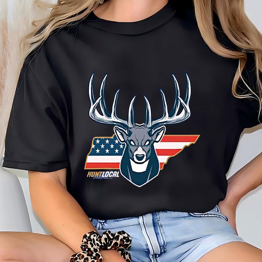 Tennessee - Usa Deer Hunting Shirt, Men's Whitetail Buck Apparel, Women's Hunting Tshirt, Gifts For Hunters, Gifts For Dad And Husband, T-shirt
