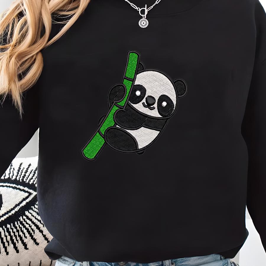 Mini Panda Bear Y Design, Animal Y, Baby Y Designs, Y Files, Machine Y Designs Sweatshirt