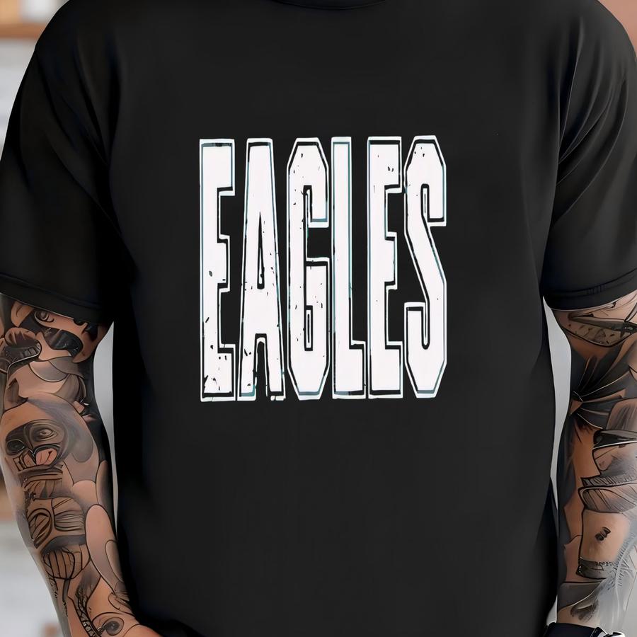 Eagles Varsity Letter Tops-tees-sweatshirts-adult-youth T-shirt