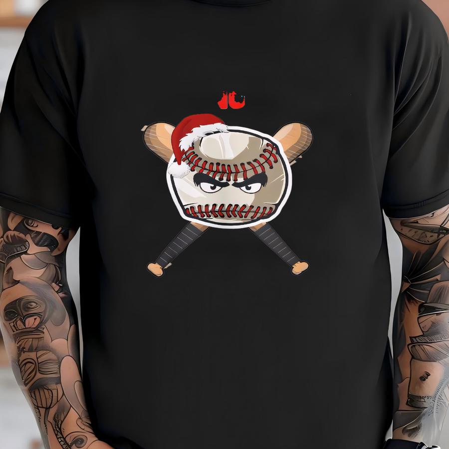 Funny Baseball Christmas Sweater, Jingle Balls T-shirt