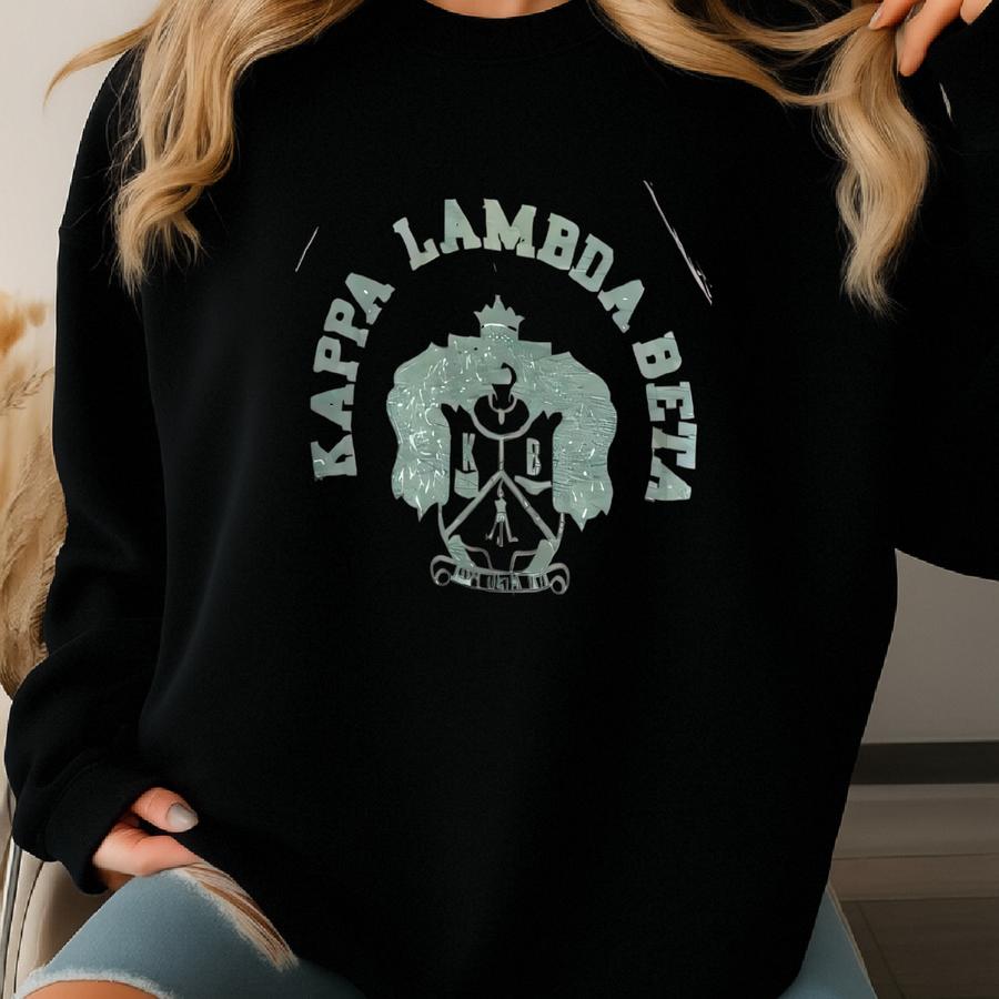 Rare 1950s Fraternity Sweatshirt, Cut Sve “kappa Lambda Beta”, Size Small. Sweatshirt